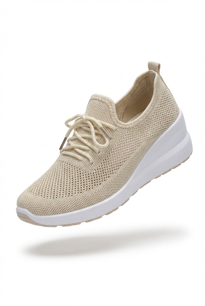 Supportive Walking Sneakers-footwear > sneakers-Laventaire-Beige-35-Laventaire