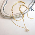 Synthetic Pearl Necklace Accent-jewelry > necklace-Laventaire-Laventaire
