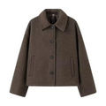 Tailored Buttoned Coat-outerwear > coats > tailored coats-Laventaire-Laventaire