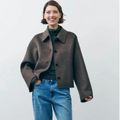 Tailored Buttoned Coat-outerwear > coats > tailored coats-Laventaire-Laventaire
