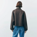 Tailored Buttoned Coat-outerwear > coats > tailored coats-Laventaire-Laventaire