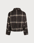 Tailored Checkered Jacket-jackets > tailored jackets-Laventaire-Laventaire