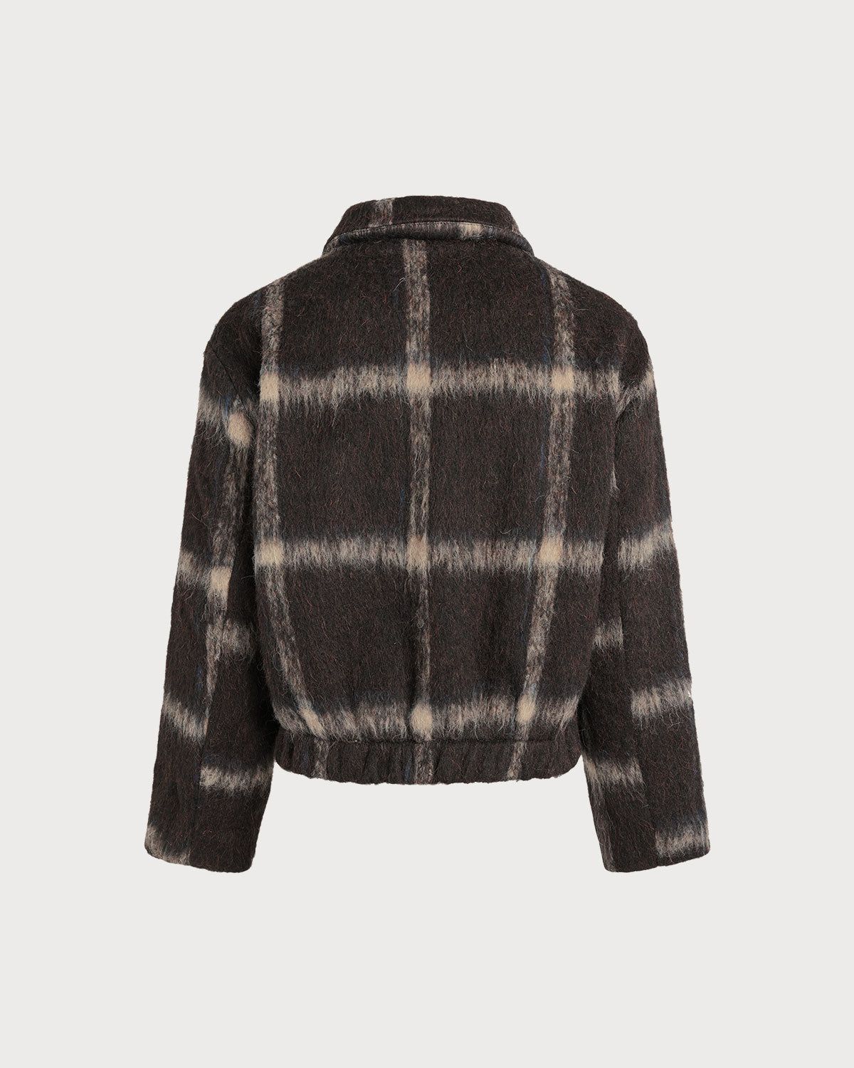 Tailored Checkered Jacket-jackets > tailored jackets-Laventaire-Laventaire