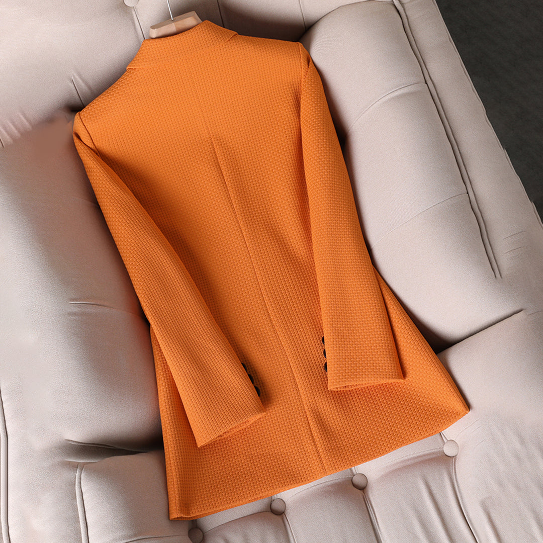 Tailored Double-Breasted Blazer-blazers > double-breasted blazers-Laventaire-Laventaire