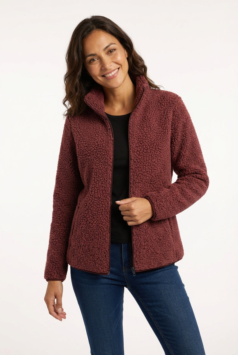 Tailored Fleece Jacket-jackets > fleece jacket-Laventaire-Laventaire