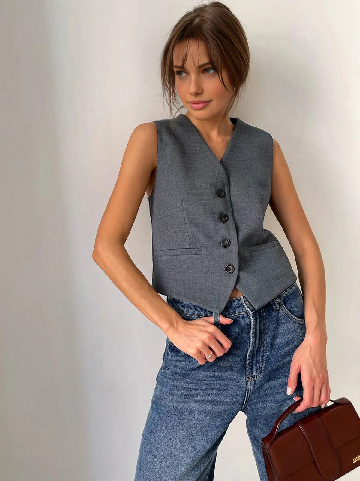 Tailored Vest Pants Set-sets > tailored vest pants set-Laventaire-Laventaire