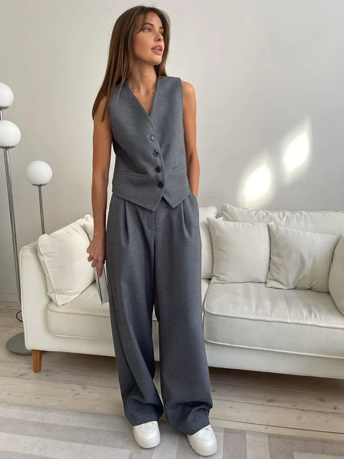 Tailored Vest Pants Set-sets > tailored vest pants set-Laventaire-Laventaire