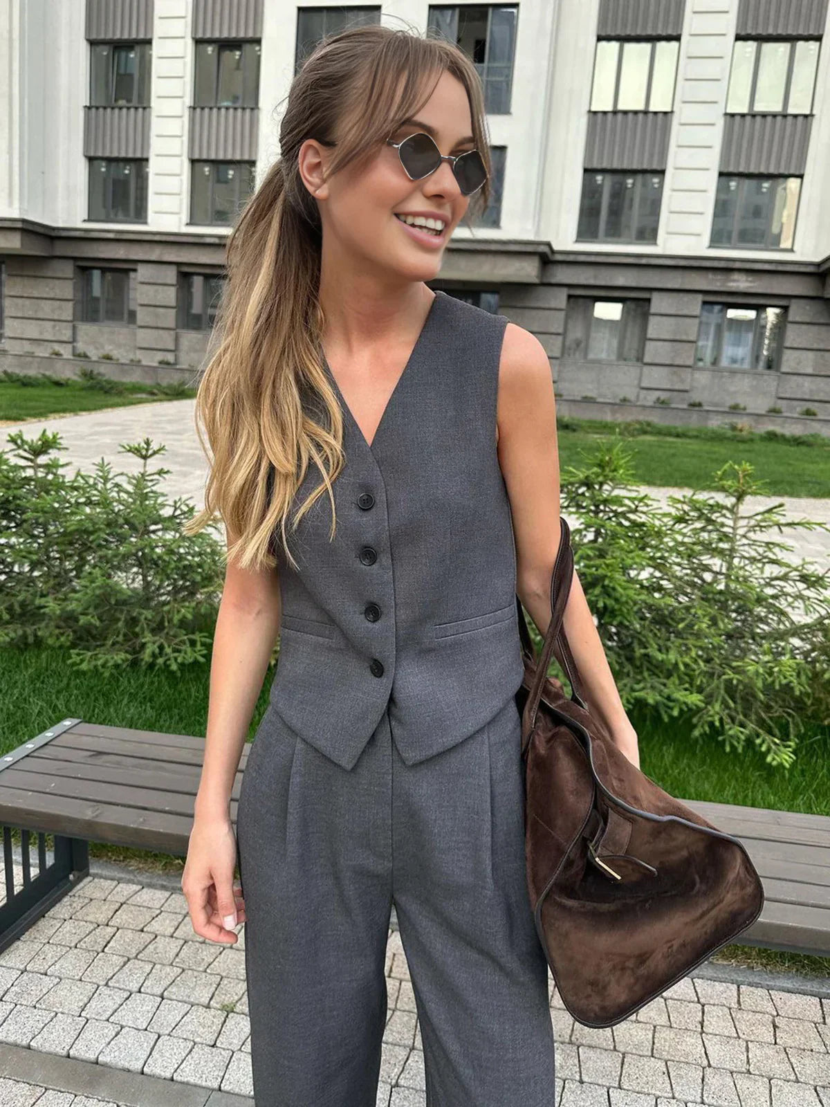 Tailored Vest Pants Set-sets > tailored vest pants set-Laventaire-Laventaire