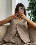 Tailored Vest Pants Set-sets > tailored vest pants set-Laventaire-Laventaire