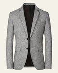 Textured Blazer Jacket-jackets > blazers-Laventaire-Laventaire