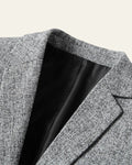 Textured Blazer Jacket-jackets > blazers-Laventaire-Laventaire