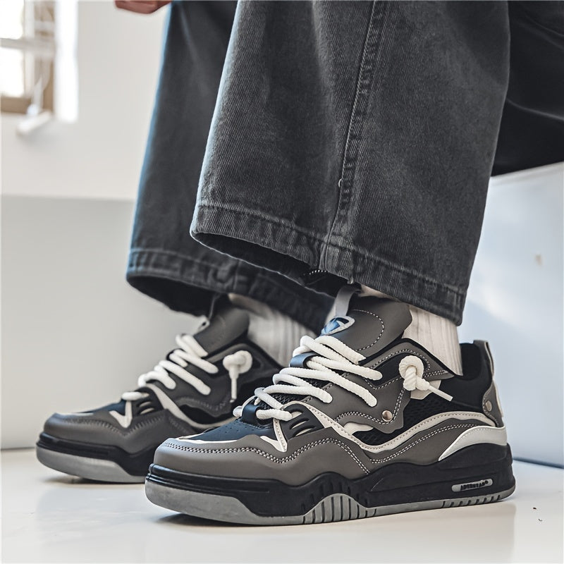 Thick Sole Sports Shoes-footwear > sports shoes-Laventaire-Black-39-Laventaire