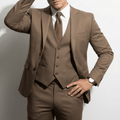 Three-Piece Wedding Suit-suits > three-piece suit-Laventaire-Brown-S-Laventaire