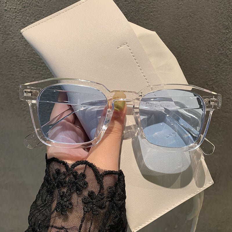 Transparent Square Sunglasses-accessories > sunglasses-Laventaire-Blue-One size-Laventaire