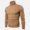 Turtleneck Jacquard Sweater-sweaters > turtleneck sweater-Laventaire-Laventaire