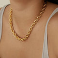 Twist Chain Necklace-jewelry > necklaces > chain necklaces-Laventaire-Laventaire