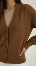 V-Neck Cardigan Sweater-sweaters > cardigan-Laventaire-Laventaire