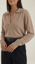 V-Neck Casual Sweater-sweaters > casual sweater-Laventaire-Laventaire