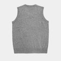 V-Neck Knit Vest-tops > vests-Laventaire-Laventaire