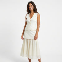 Vest Skirt Set Outfit-sets > vest skirt set-Laventaire-Laventaire