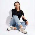 Walking Lace-Up Sneakers-footwear > sneakers > walking sneakers-Laventaire-Laventaire