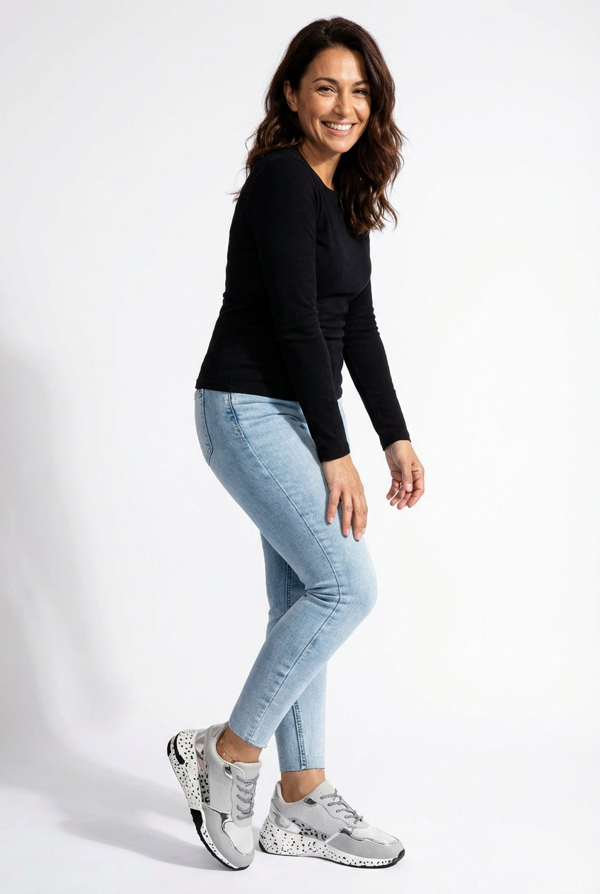 Walking Lace-Up Sneakers-footwear > sneakers > walking sneakers-Laventaire-Laventaire