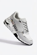 Walking Lace-Up Sneakers-footwear > sneakers > walking sneakers-Laventaire-Silver-35-Laventaire
