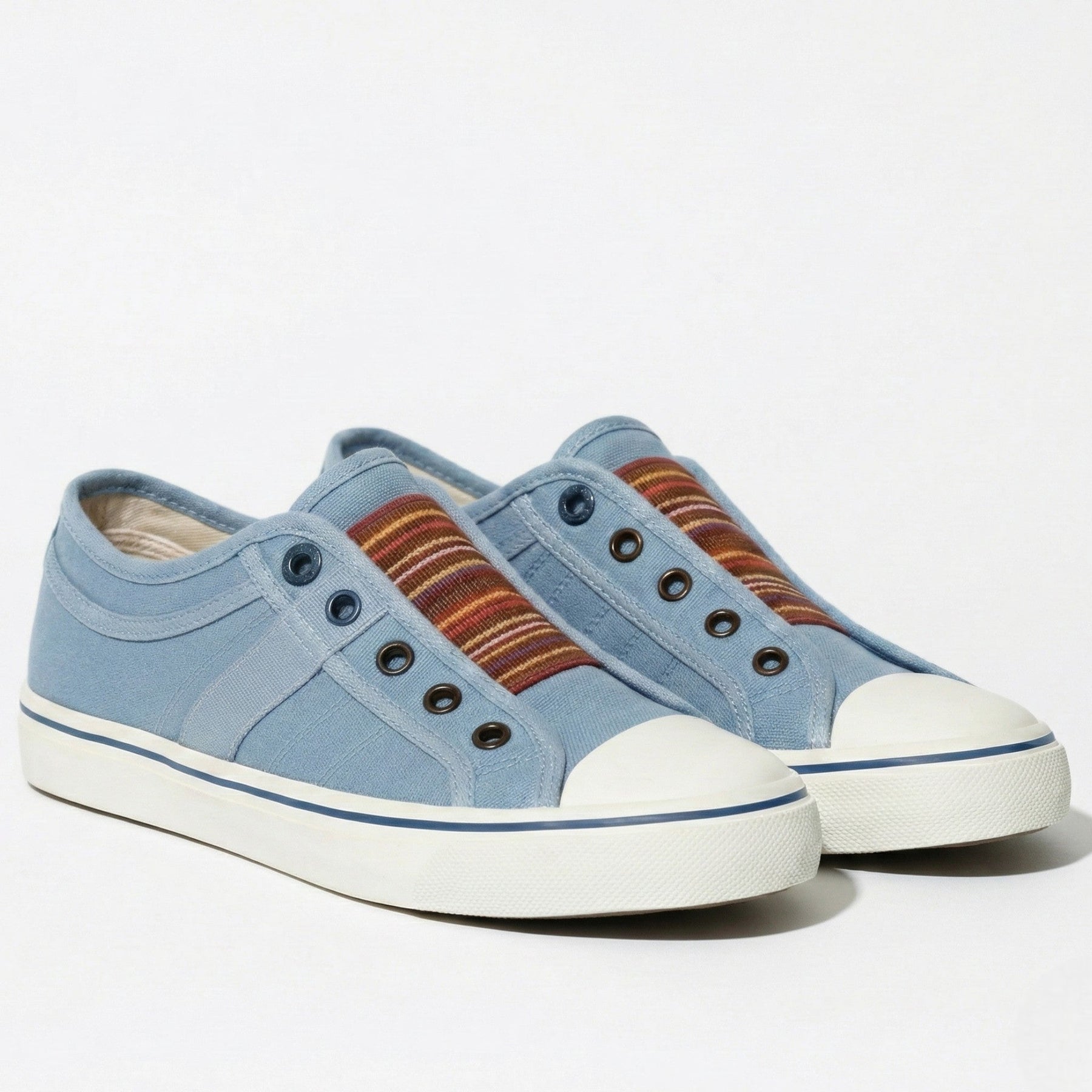 Walking Slip-On Sneakers-footwear > sneakers-Laventaire-Light Blue-36-Laventaire