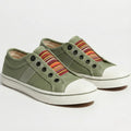 Walking Slip-On Sneakers-footwear > sneakers-Laventaire-Olive Green-36-Laventaire