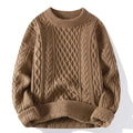 Warm Long Sleeve Sweater-sweaters > crew neck sweater-Laventaire-Laventaire