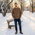 Warm Long Sleeve Sweater-sweaters > crew neck sweater-Laventaire-Laventaire
