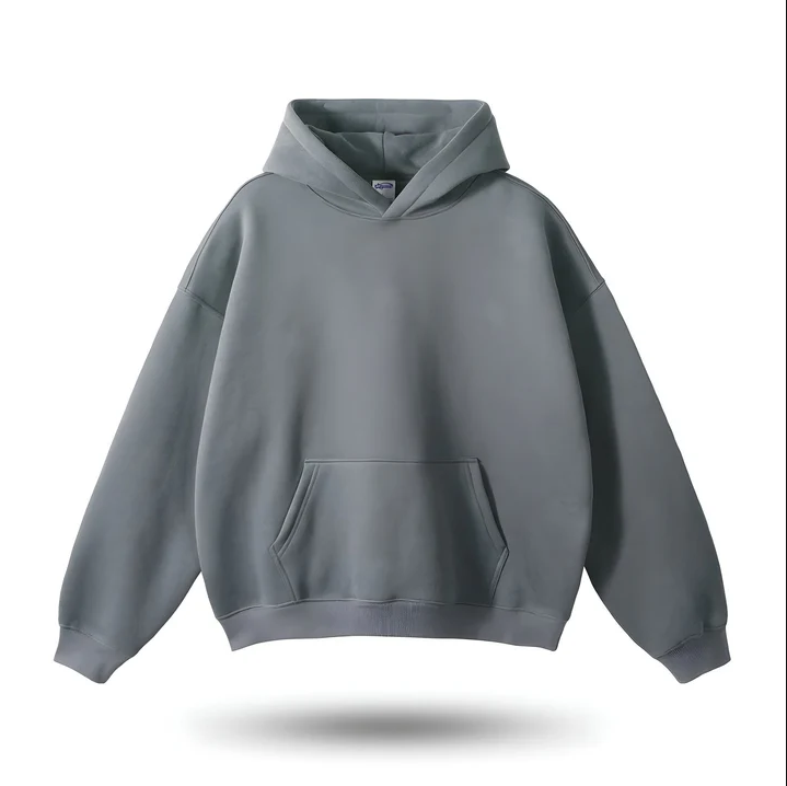 Warm Relaxed Fit Hoodie-hoodies > relaxed fit hoodie-Laventaire-Gray-S-Laventaire