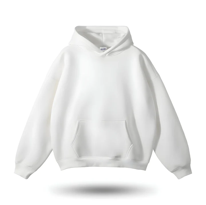 Warm Relaxed Fit Hoodie-hoodies > relaxed fit hoodie-Laventaire-White-S-Laventaire