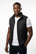 Warm Winter Vest-outerwear > vests > warm vests-Laventaire-Black-S-Laventaire