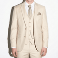 Wedding Suit Set-suits > formal suit set-Laventaire-Beige-S-Laventaire