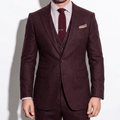 Wedding Suit Set-suits > formal suit set-Laventaire-Burgundy-S-Laventaire