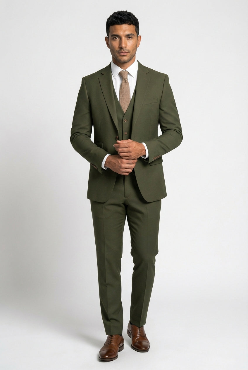 Wedding Suit Set-suits > formal suit set-Laventaire-Dark Green-S-Laventaire