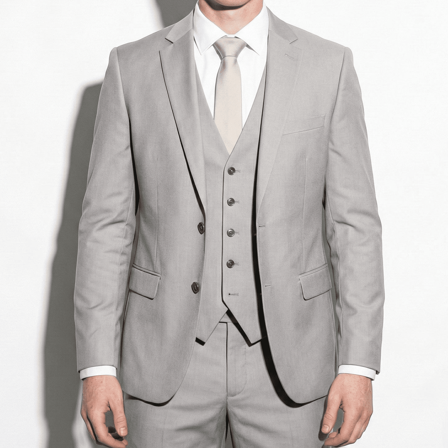Wedding Suit Set-suits > formal suit set-Laventaire-Light Gray-S-Laventaire