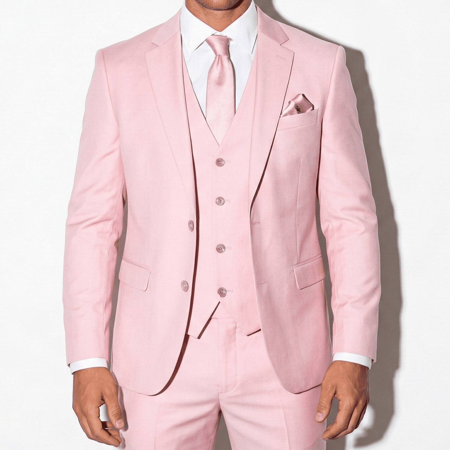 Wedding Suit Set-suits > formal suit set-Laventaire-Pink-S-Laventaire