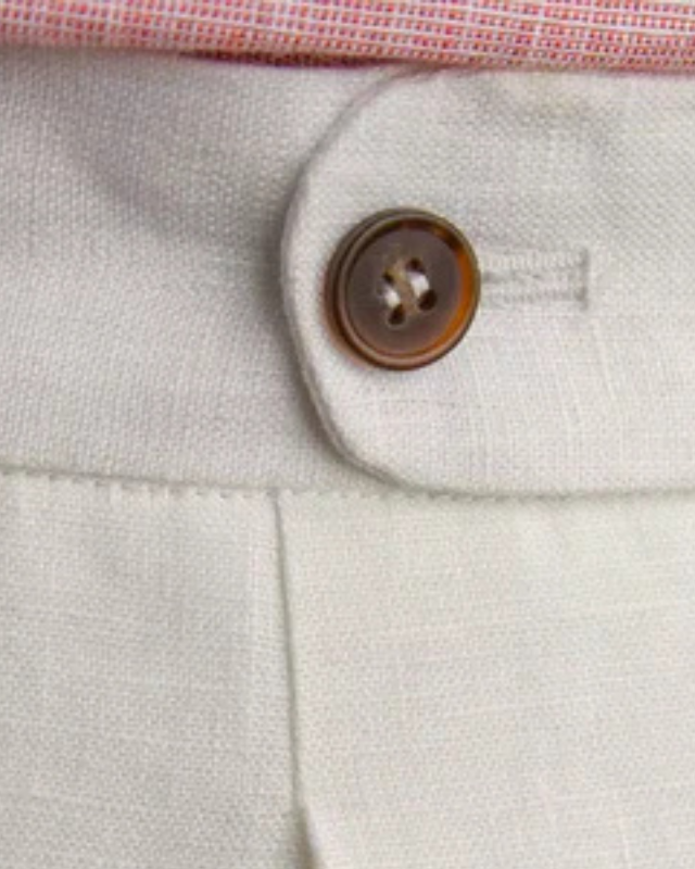 White Pleated Trousers-trousers > casual trousers-Laventaire-Laventaire