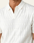 White Slim Fit Polo Shirt-shirts > polo shirts-Laventaire-Laventaire