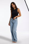 Wide Leg Baggy Jeans-jeans > wide leg jeans-Laventaire-Light Blue-XS-Laventaire