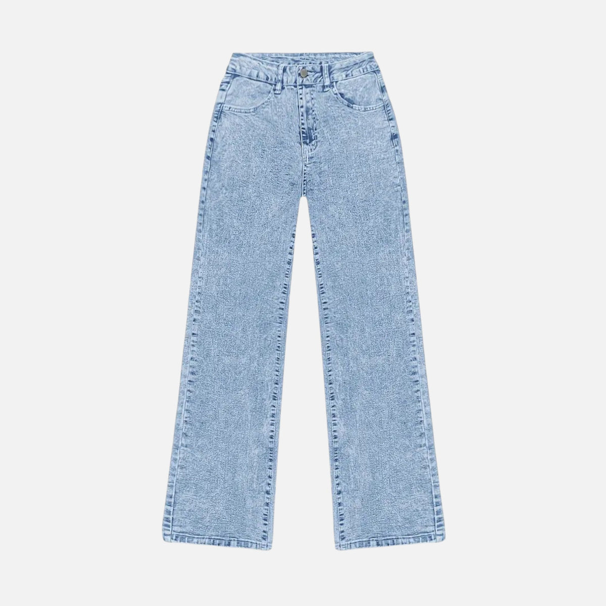 Wide Leg Casual Trousers-trousers > wide leg trousers-Laventaire-Laventaire
