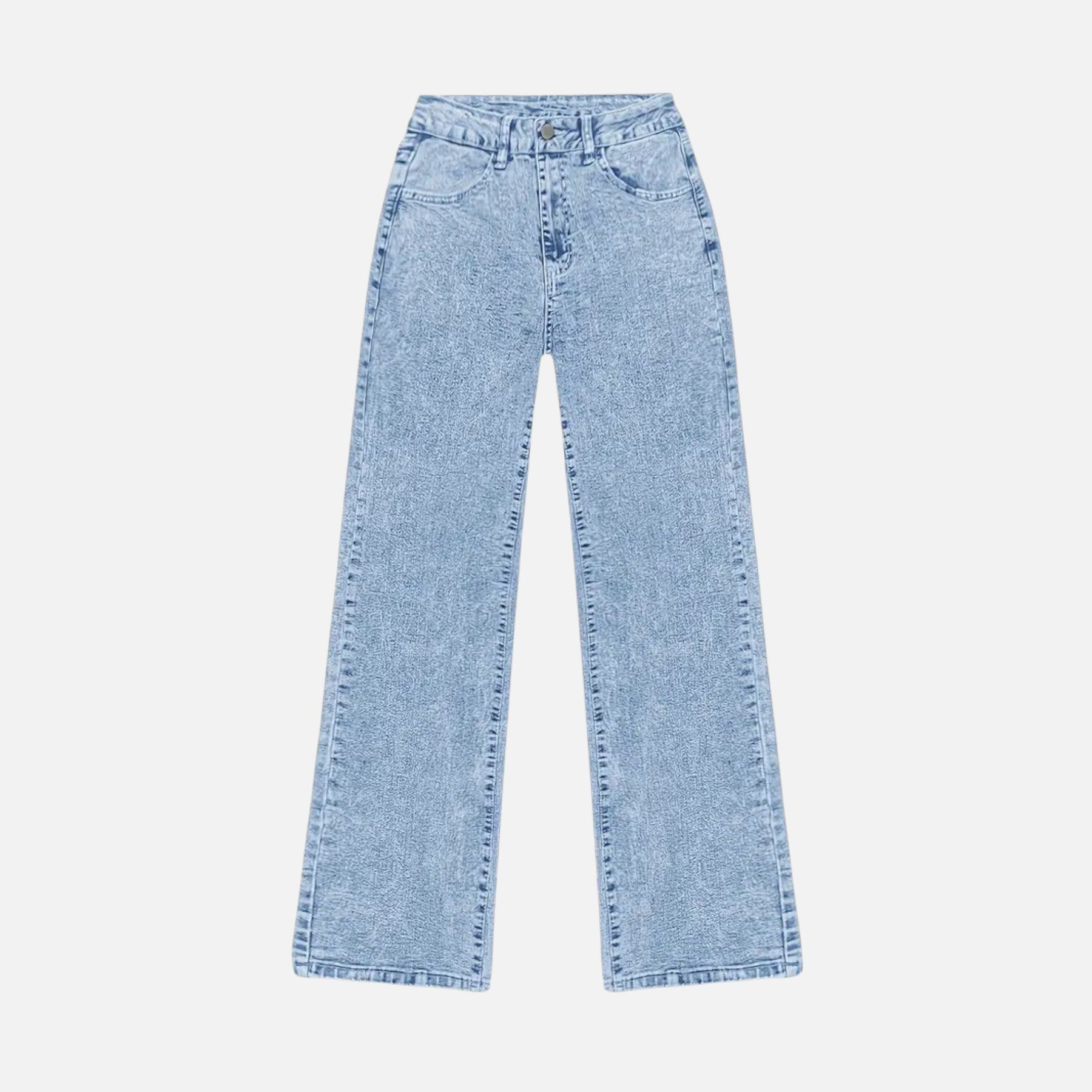 Wide Leg Casual Trousers-trousers > wide leg trousers-Laventaire-Laventaire