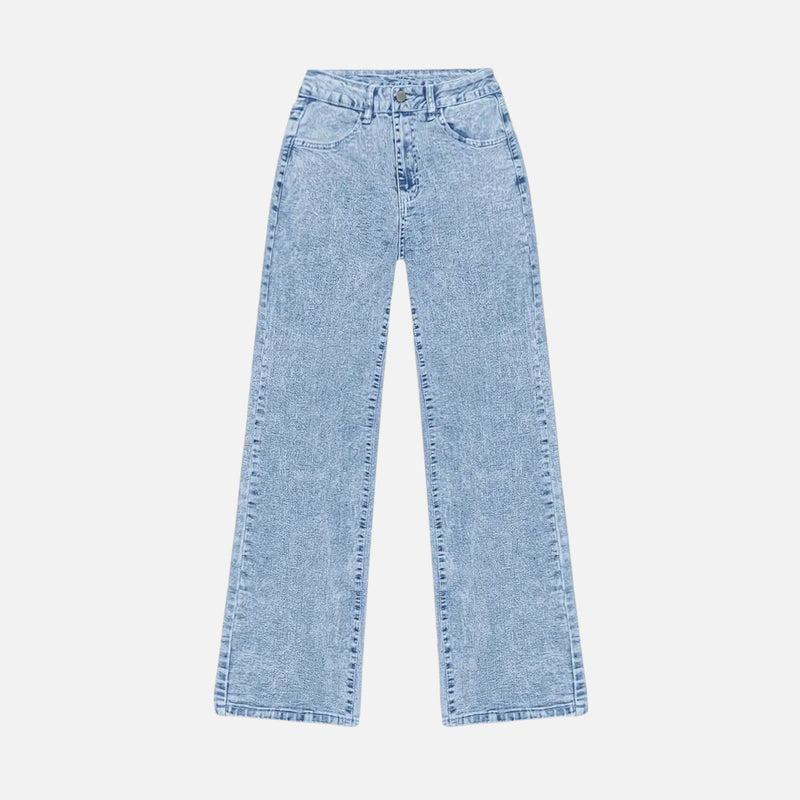Wide Leg Casual Trousers-trousers > wide leg trousers-Laventaire-Laventaire