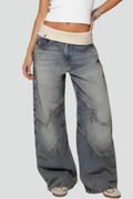 Wide Leg Fit Trousers-trousers > wide leg trousers-Laventaire-Laventaire