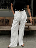 Wide Leg Tailored Pants-pants > wide leg pants > tailored pants-Laventaire-Laventaire