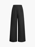 Wide Leg Tailored Pants-pants > wide leg pants > tailored pants-Laventaire-Laventaire