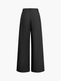 Wide Leg Tailored Pants-pants > wide leg pants > tailored pants-Laventaire-Laventaire