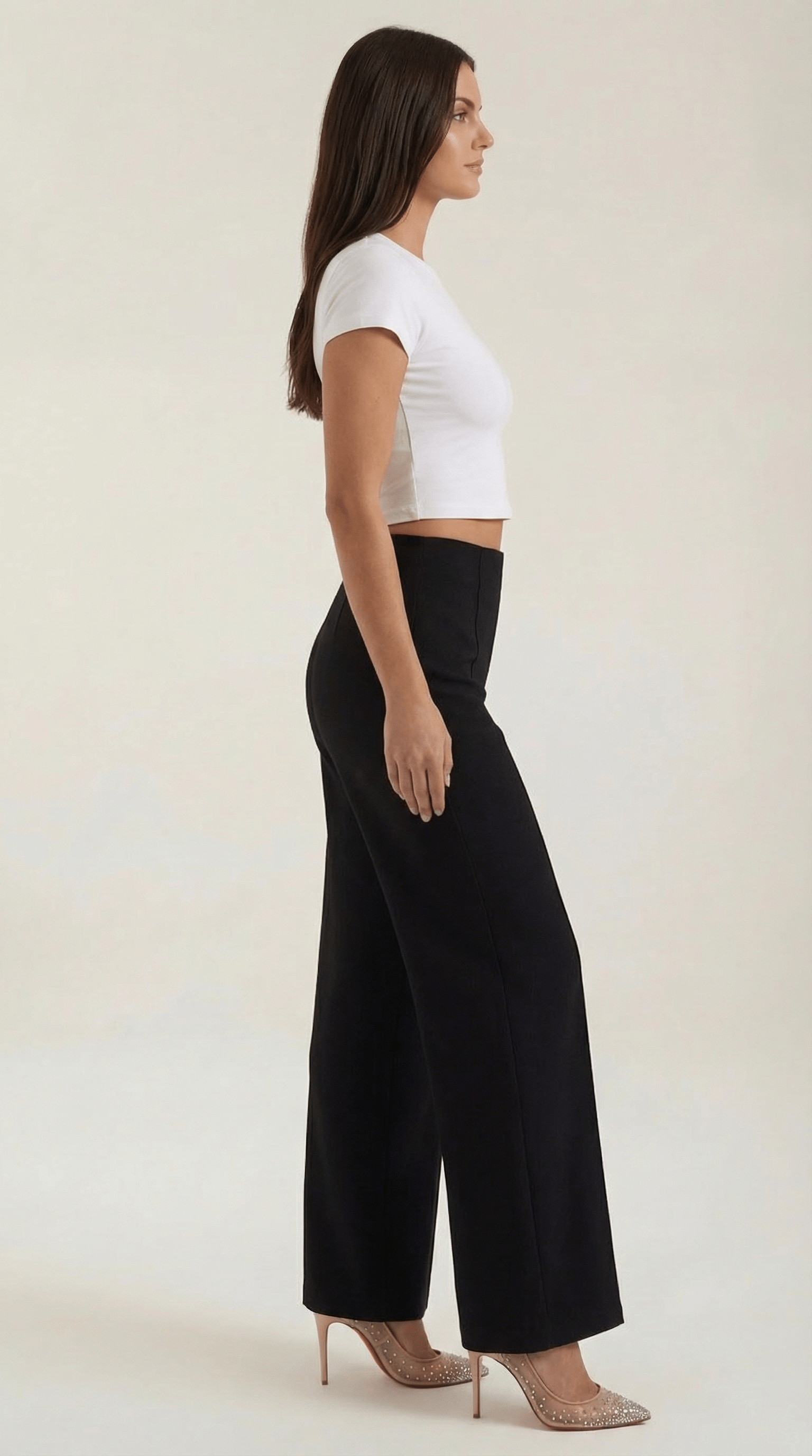 Wide Leg Trousers Pants-trousers > wide leg trousers-Laventaire-Laventaire